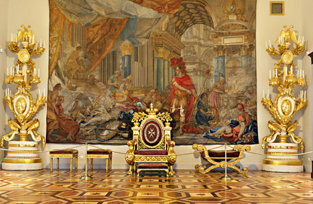 Государственный Эрмитаж. Мальтийский трон Павла I.