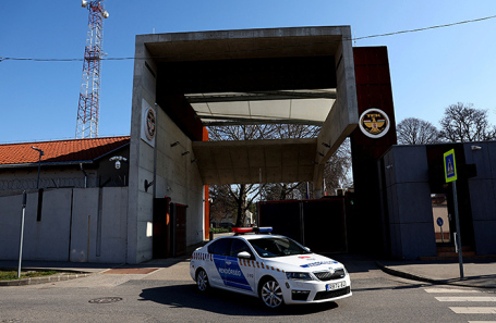 Штаб-квартира венгерского контртеррористического центра (TEK) в Будапеште.