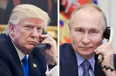 Дональд Трамп и Владимир Путин (архив).