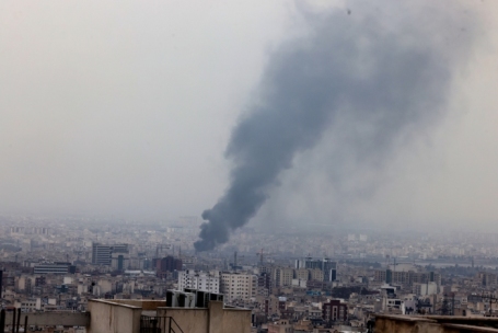 Последствия совместных авиаударов США и Израиля в Тегеране, 10.03.2026.