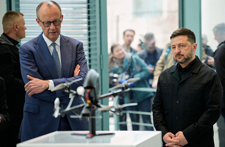 Фридрих Мерц и Владимир Зеленский.