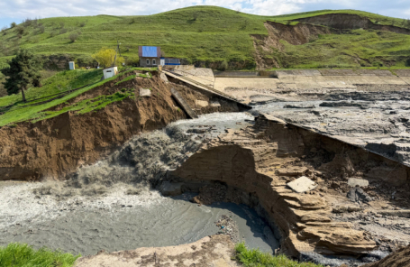 Последствия ливневых дождей в Дагестане.