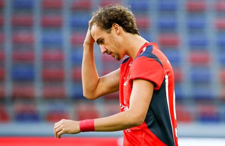 Матвей Лукин (ЦСКА) перед началом матча (архив).