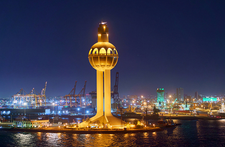 Порт Джидда в Саудовской Аравии.