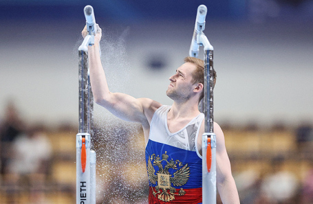 Спортивная гмнастика. Владислав Поляшов (Россия). Архивное фото.