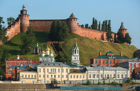 Вид Нижнего Новгорода.