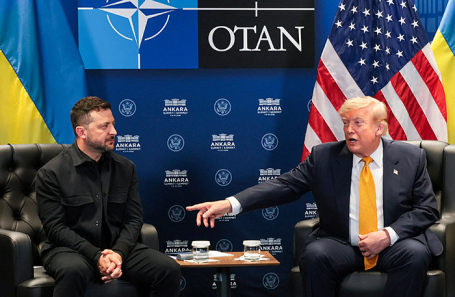 Владимир Зеленский и Дональд Трамп.