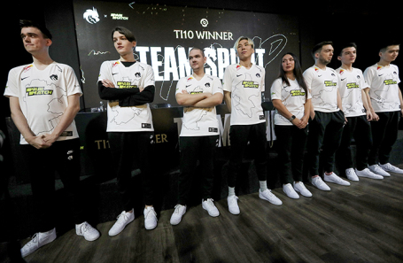 Пресс-конференция игроков российской киберспортивной организации Team Spirit (архивное фото).