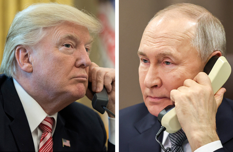 Дональд Трамп и Владимир Путин.