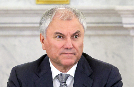 Спикер Госдумы РФ Вячеслав Володин.