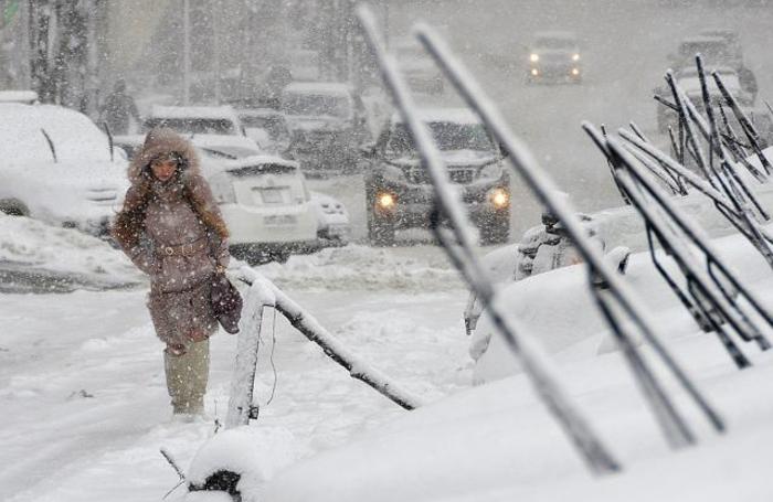 В России наступила зима