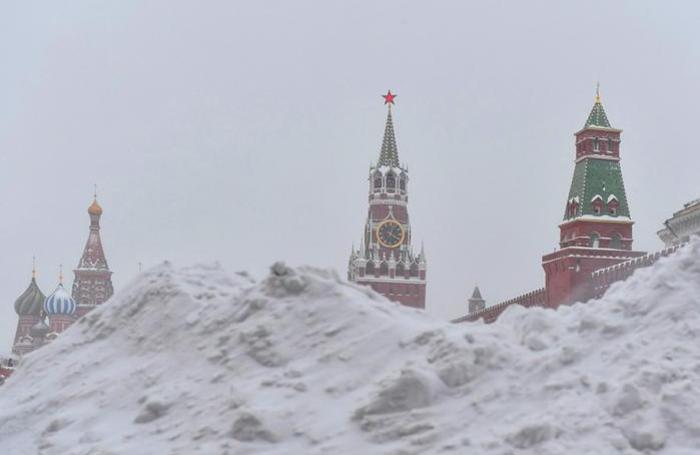 Рекордный снегопад в Москве