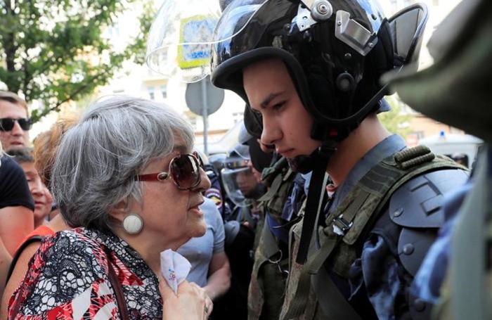 Акция против недопуска оппозиции к выборам