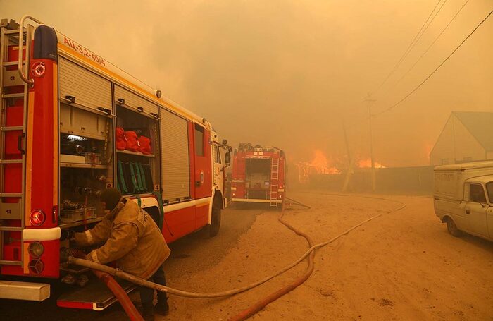 Природные пожары в России