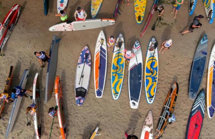 Спортивный праздник сапсерфинга Sup Cup Siberian в Новосибирске.