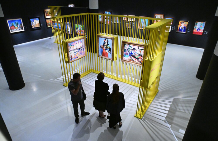 Закрытый показ выставки «Русские дикие» в рамках Открытого фестиваля искусств «Черешневый лес» в Музее русского импрессионизма в Москве.