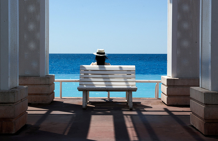 На Английской набережной в Ницце.