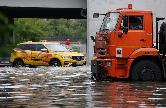 Исторический ливень в Москве