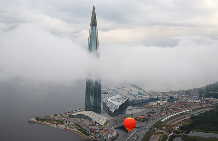 Фестиваль воздухоплавания в Санкт-Петербурге.