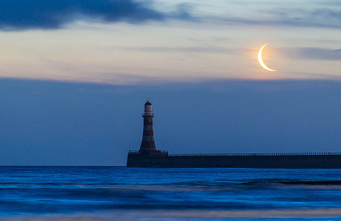 Полумесяц над британским Сандерлендом.