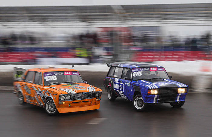 На трассе второго этапа «Зимнего Кубка РДС» на территории Центра технических видов спорта «Москва».