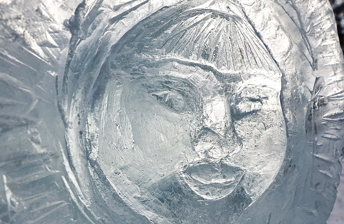 На фестивале-конкурсе ледовых скульптур «Кострома — зимняя сказка».