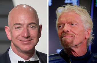 Космическая гонка миллиардеров: в июле в космос полетят Ричард Брэнсон и Джефф Безос