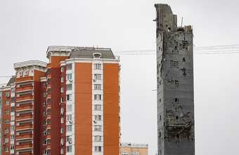 Демонтируемый «Снежком» обрушился в Красногорске 