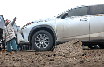 Демонтируемый «Снежком» обрушился в Красногорске