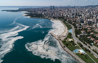 На западе Турции Мраморное море отступило на 20 метров от берега