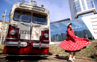 Парад исторических трамваев прошел в Москве