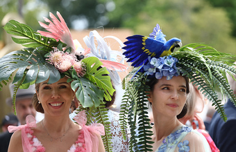 Шляпки на скачках Royal Ascot