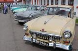 Открытие ретросезона «Автоклуба Волга М-21» на площадке перед Музеем Гаража особого назначения ФСО России на ВДНХ.