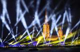 Петровский фестиваль огня в Санкт-Петербурге.