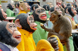  Ежегодный фестиваль обезьян в тайской провинции Лопбури.