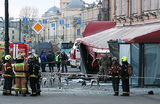 Взрыв в кафе Петербурга: один человек погиб, более 20 получили ранения