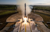 Запуск ракеты-носителя «Союз-2.1а» с первым гражданским радиолокационным спутником «Кондор-ФКА» №1 с космодрома Восточный в Амурской области.
