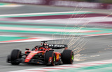 Шарль Леклер из Ferrari во время тренировочного заезда гонок «Формулы-1». Гран-при Испании, автодром «Барселона-Каталония». 