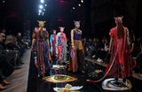Показы коллекций весна/лето 2024 на Неделе моды Volga Fashion Week в особняке XIX века на площадке Loft Hall в Москве.