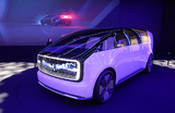 Электромобиль Honda 0 Series Space-Hub на выставке потребительских технологий Consumer Electronics Show (CES) 2024 в Лас-Вегасе, США.