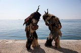 Участники 6-го Европейского фестиваля колокольных традиций «Дороги колокольчиков» в Салониках, Греция.