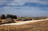 Израильские танки рядом с границей сектора Газа.