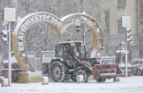 Снегопад в Екатеринбурге.