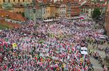  Многотысячная акция протеста фермеров против «Зеленого курса» ЕС в Варшаве.