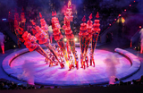 Всемирный фестиваль циркового искусства «Идол-2024» на манеже Большого Московского государственного цирка на проспекте Вернадского в Москве.