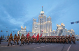 Москва. Репетиция военного парада, посвященного 80-й годовщине Победы в Великой Отечественной войне.