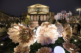 Новогоднее оформление центра столицы.