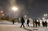 В Москве снегопад: город заметает, такси дорожает
