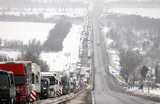 Метель и гололед парализовали трассу М-4 «Дон»